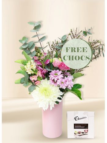 Pink Seasonal Petite with Free Chocs