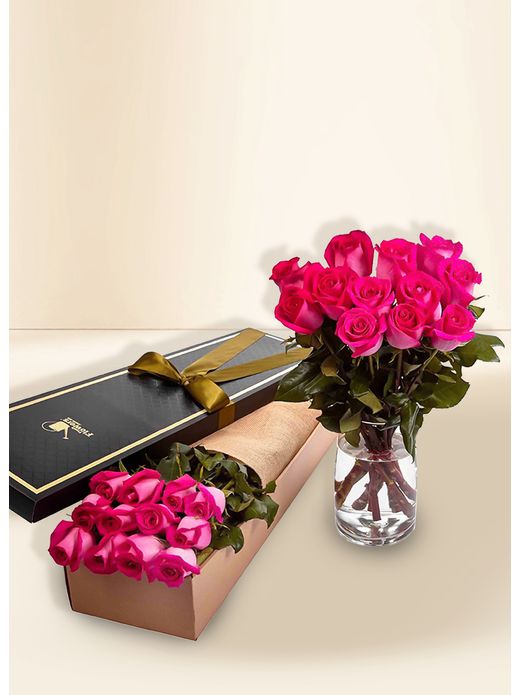 Roses - Pink - 12 Stems