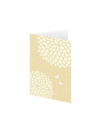 White Flower Card