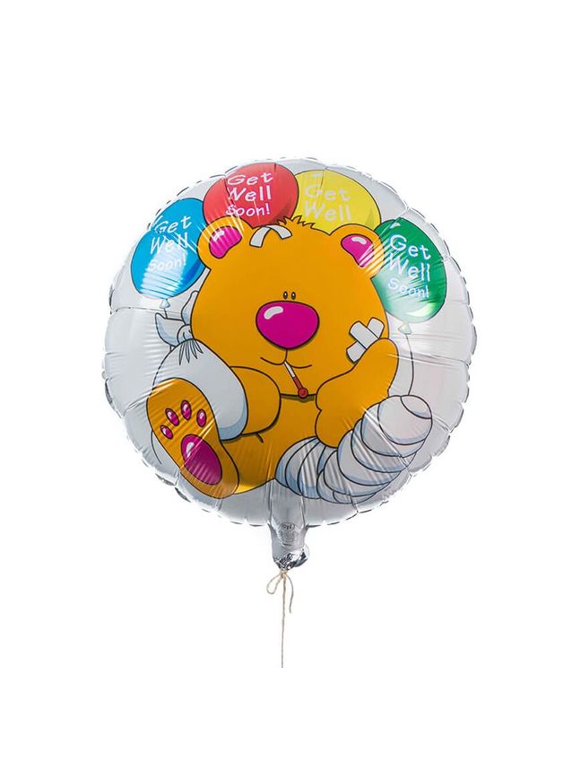 Single Get Well Foil Balloon