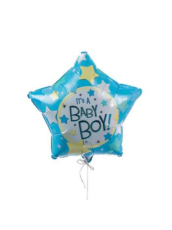 Single Baby Boy Foil Balloon