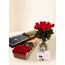 Roses - Red - 12 Stems for Valentine's Day With Chocs & Card