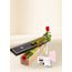 Red Rose - Single Stem Valentine's Day With Chocs & Candle