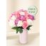 Roses - Pretty Pastel (20) with Free Blush Vase